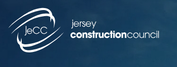 Jersey Construction Council logo on blue background.